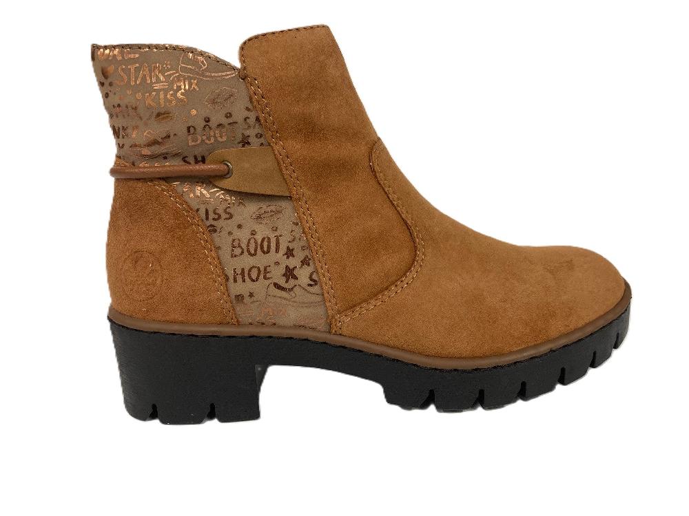 le bos Rieker Rust Cryptic Prisca 55 Women's Boots X5755-22