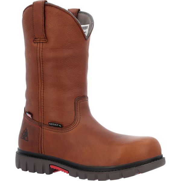 Rocky Brown Worksmart Comp Toe Mens Boots RKK0402