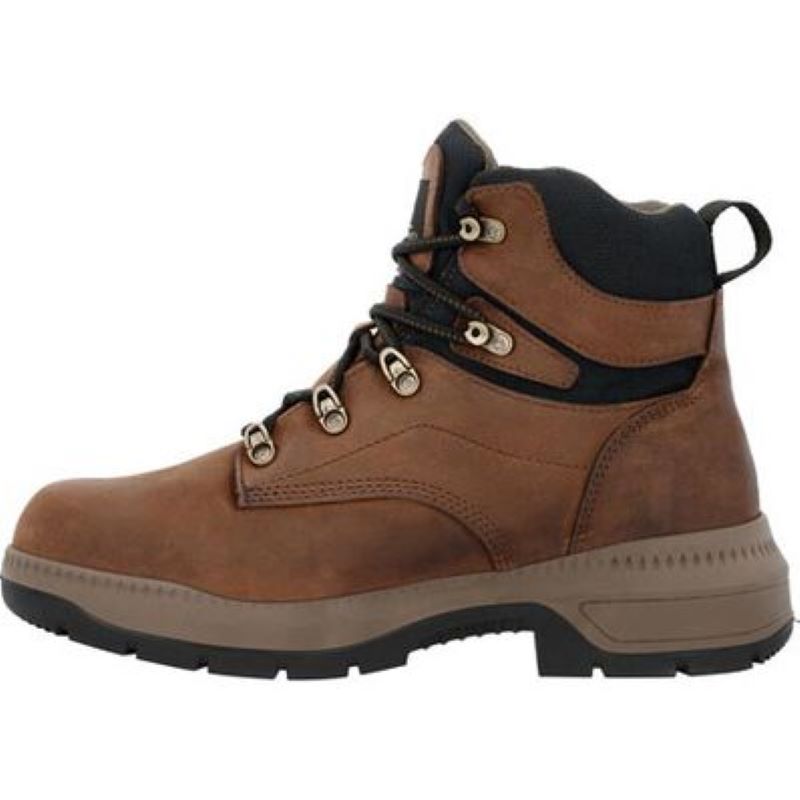Le Bos Rocky Crazy Horse Worksmart Waterpoof 6 Inch Composite Toe Men's Workboots RKK0458