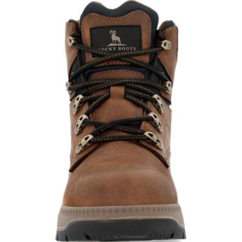 Le Bos Rocky Crazy Horse Worksmart Waterpoof 6 Inch Composite Toe Men's Workboots RKK0458