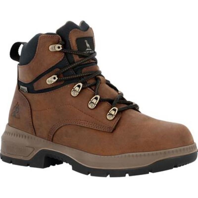 le bos Rocky Crazy Horse Worksmart Waterpoof 6 inch Composite Toe Men's Workboots RKK0458