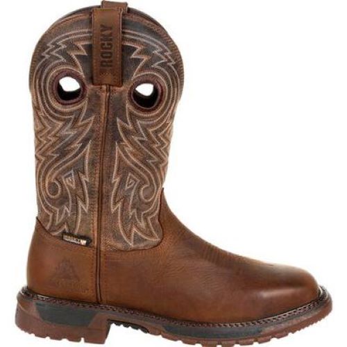 Le Bos Rocky Original Ride FLX Men's Steel Toe Waterproof Western Boots RKW0304