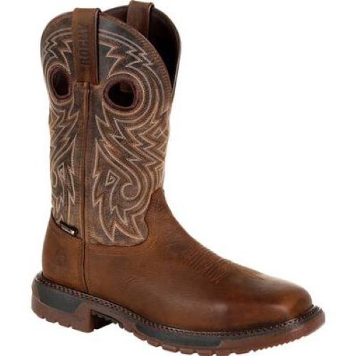 le bos Rocky Original Ride FLX Men's Steel Toe Waterproof Western Boots RKW0304