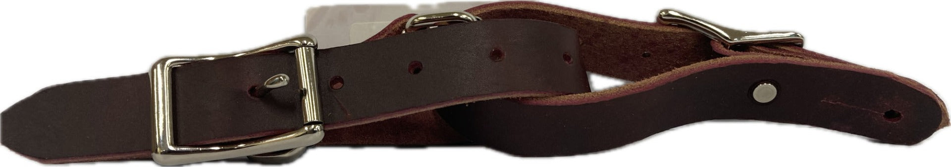 le bos Saddle Barn Brown Rough Stock Latigo Leather Spur Straps 06-14