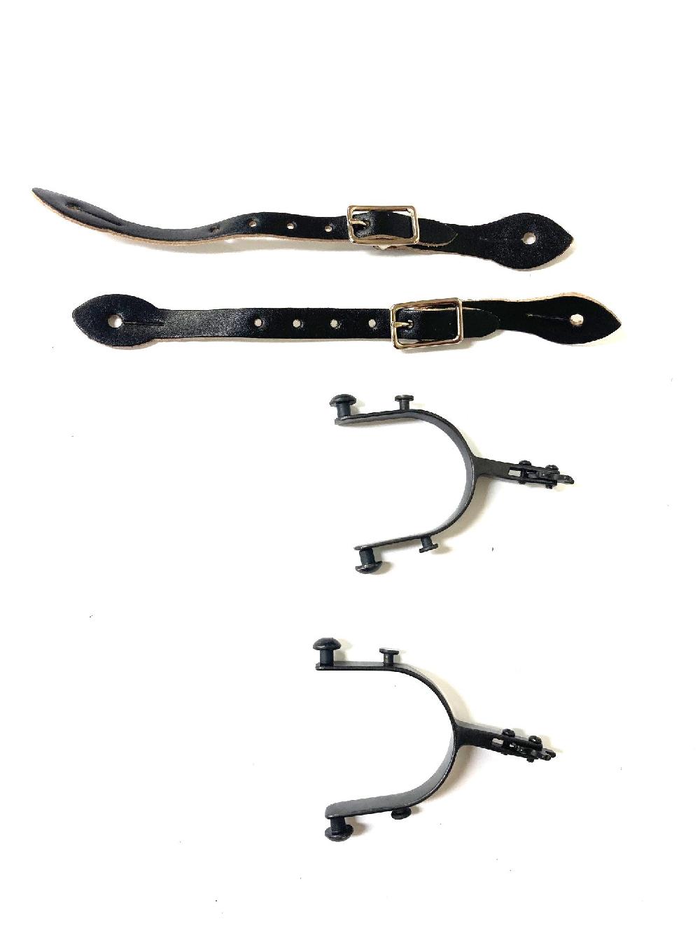 le bos Saddlebarn Muttin spur with Spur strap (set of 2) 10-123A