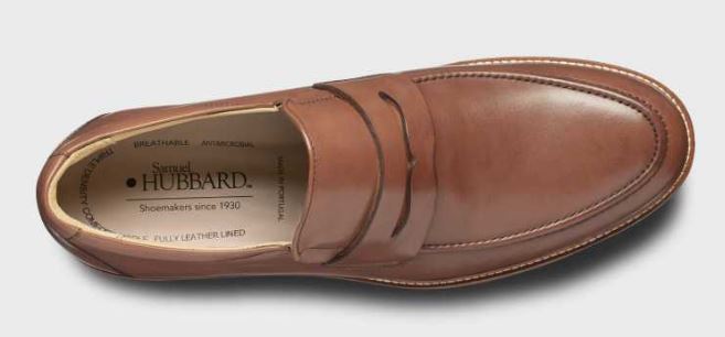 Le Bos Samuel Hubbard Dunham Whiskey Tan Leather Mens Dress Shoes M2180-065
