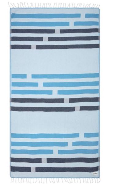 le bos Sand Cloud Dash Stripe Beach Towel WSU23TOW008BLUR