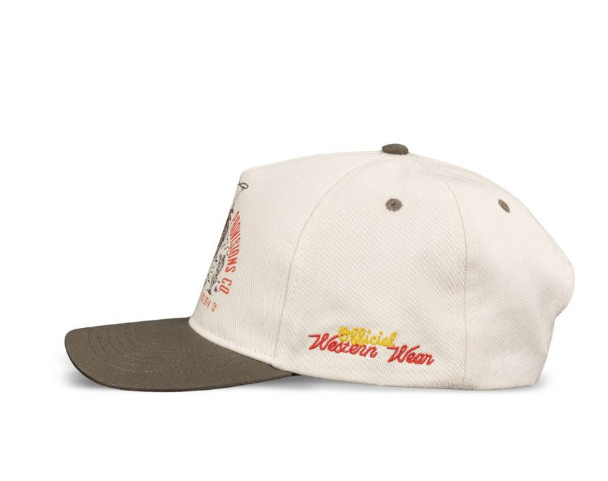 Le Bos Sendero White/Brown 'Official Western' Hat SPCH124F19AZZ