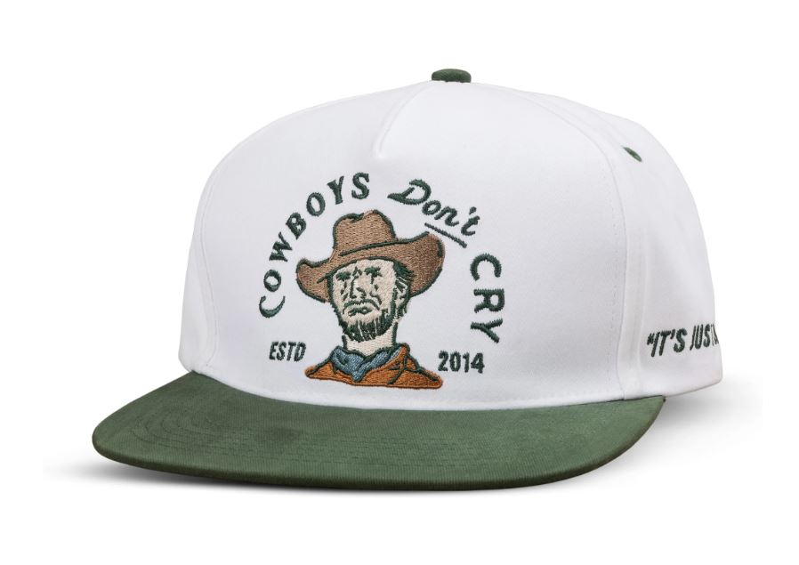 Le Bos Sendero White/Green Cowboys Don't Cry Hat SPCH123S15A00