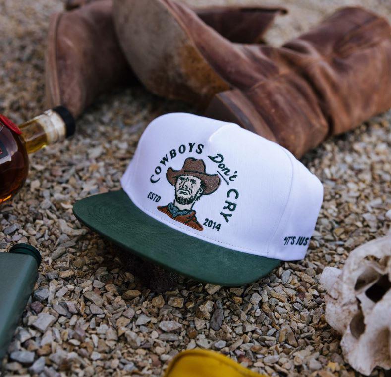 Le Bos Sendero White/Green Cowboys Don't Cry Hat SPCH123S15A00