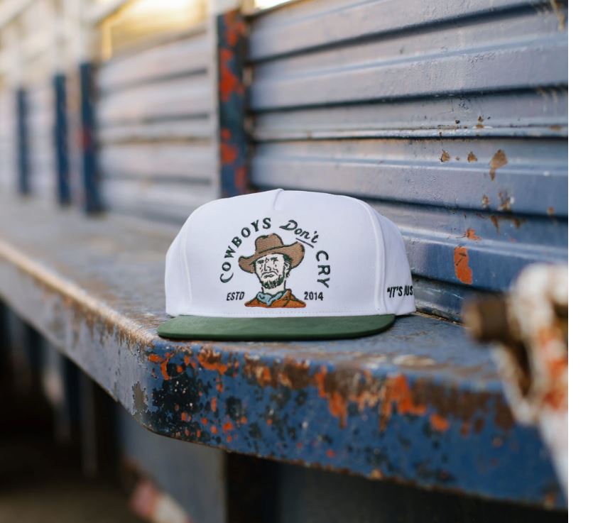 Le Bos Sendero White/Green Cowboys Don't Cry Hat SPCH123S15A00