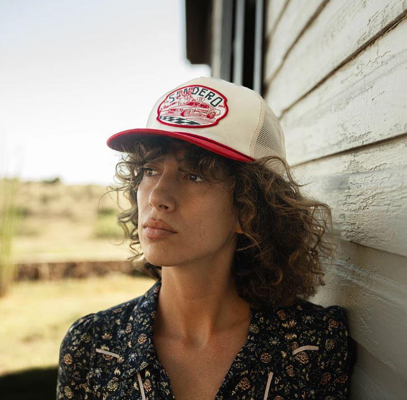 Le Bos Sendero White/Maroon Giddy Up Hat SPCH125S21AZZ