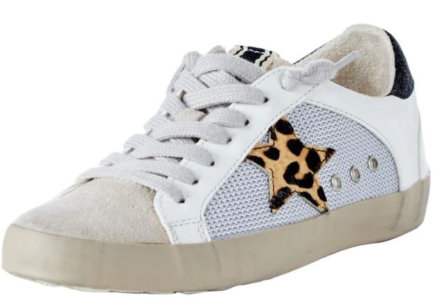 le bos Shu Shop Leopard Print Promise Kids Casual Shoe 725-963