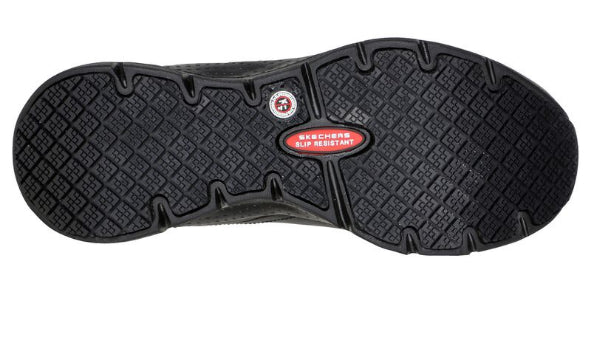 Le Bos Skechers Black Arch Fit SR Trickel II Ladies Work Sneakers 108053