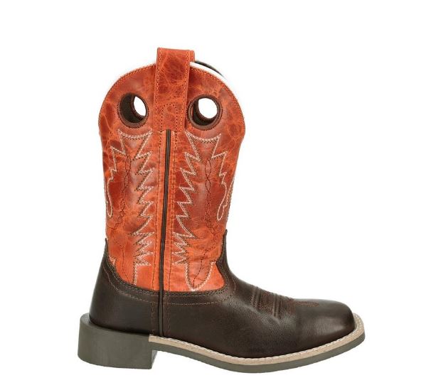 le bos Smoky Mountain Chocolate/Burnt Orange Dusty Youth Boots (Sizes 3.5-7) 3417Y