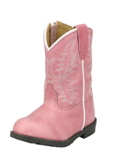 le bos Smoky Mountain Pink Hopalong Toddler Western Boots 3423T