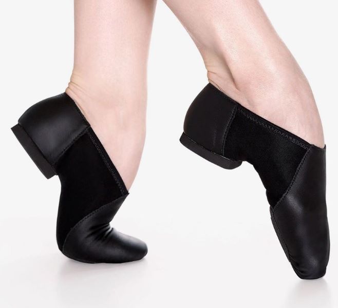 le bos So Danca Black Janus Low Profile Jazz Shoe JZ45C-BLACK