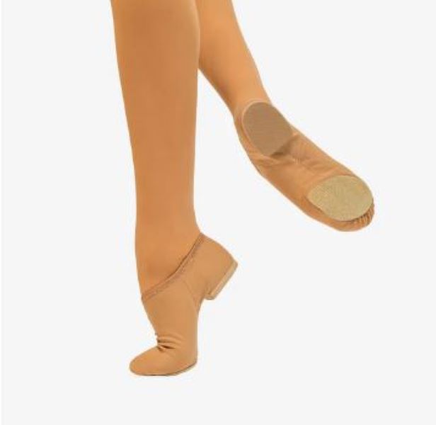 le bos So'Danca Jada Adult Stretch Canvas Split Sole Jazz Shoes JZ75L