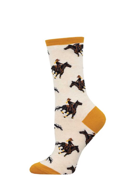 le bos Socksmith Giddy Up Women's Crew Socks WNC2973-HIV
