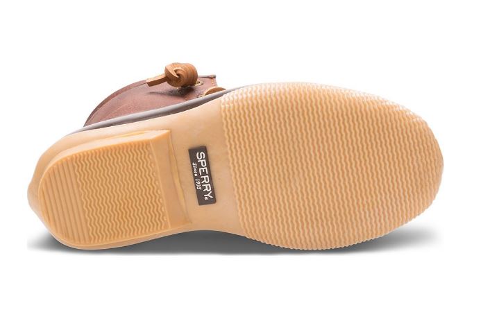 Le Bos Sperry Brown Big Kids Saltwater Duck Boots YG55362