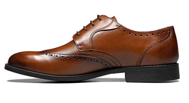 Le Bos Stacy Adams Brown Barlow Wingtip Oxford Mens Dress Shoes 20197-232