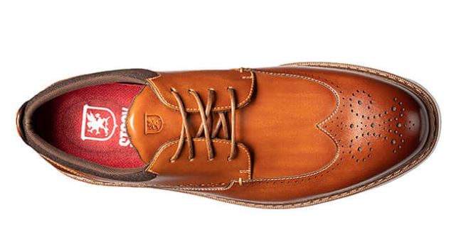 Le Bos Stacy Adams Cognac Synergy Wingtip Mens Oxford Shoes 25418-221