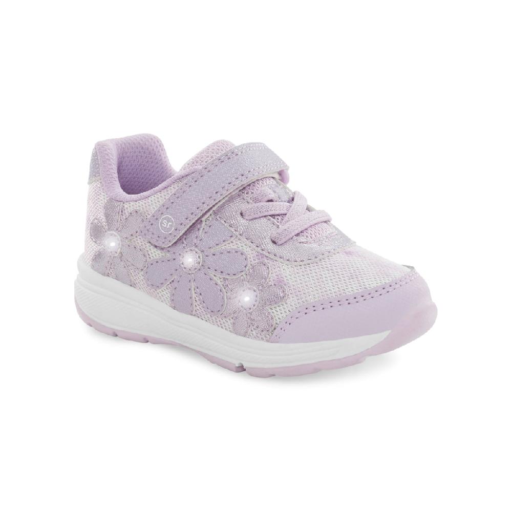 le bos Stride Rite Lavender SR Light Up Glimmer Girl's Sneakers (sizes 10.5-1) CG032705