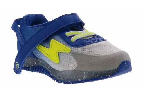 le bos Stride Rite Storm 2 Blue/Yellow/Grey Toddler Boys Sneakers KB021401