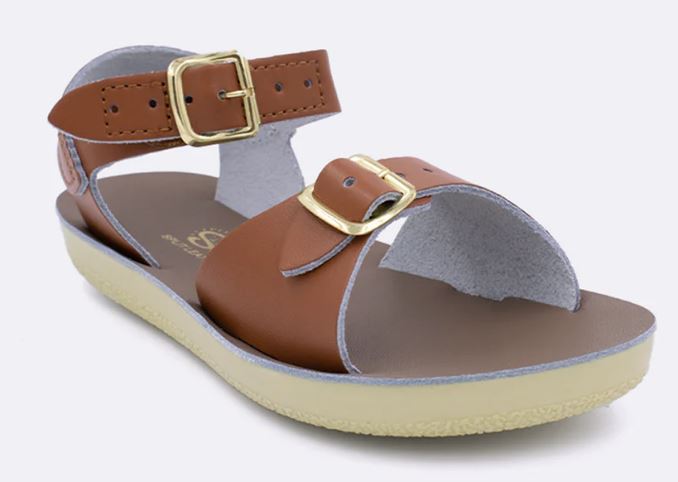 le bos Sun-San Surfer H&L Tan Little Kids Sandals 1705V