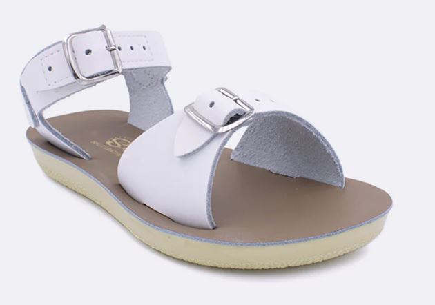 le bos Sun-San Surfer H&L White Little Kids Sandals 1703V