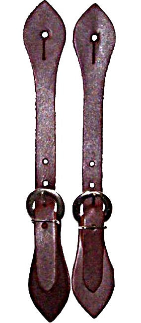 le bos Supreme Western Single Ply Leather Spur Strap 72213