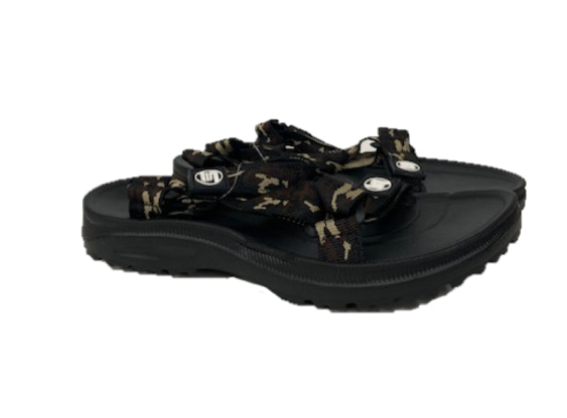 le bos Surf7 Brown Childrens Sandals with Adjustable Straps FF382B-BROWN