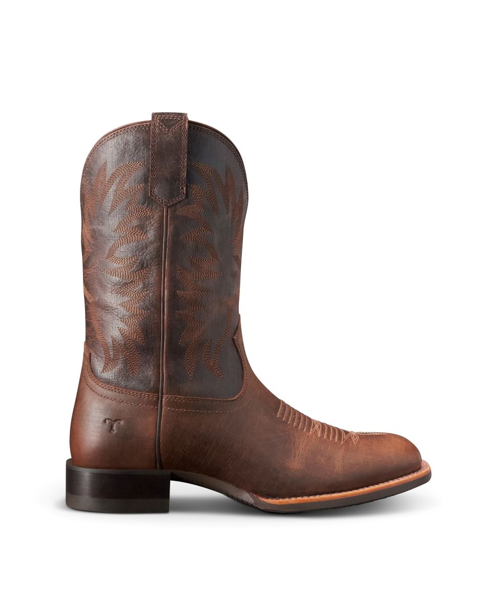 Le Bos Tecovas Cigar The Dusty Men's 11 Inch Square Toe Cowboy Boots M10089CIG