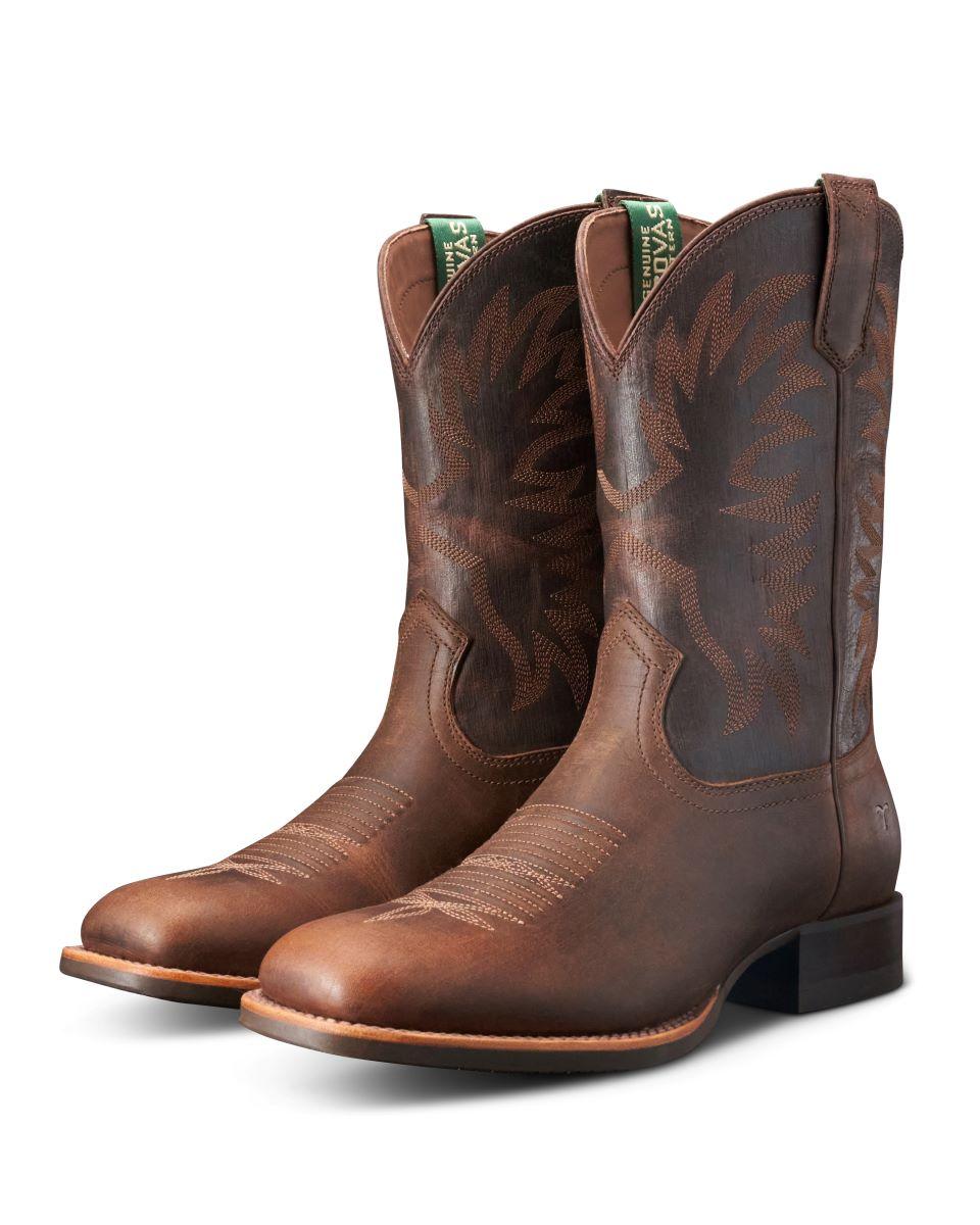 Le Bos Tecovas Cigar The Dusty Men's 11 Inch Square Toe Cowboy Boots M10089CIG