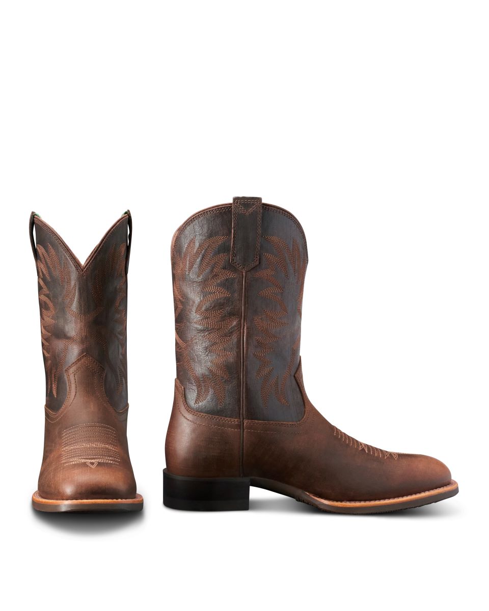 le bos Tecovas Cigar The Dusty Men's 11 Inch Square Toe Cowboy Boots M10089CIG