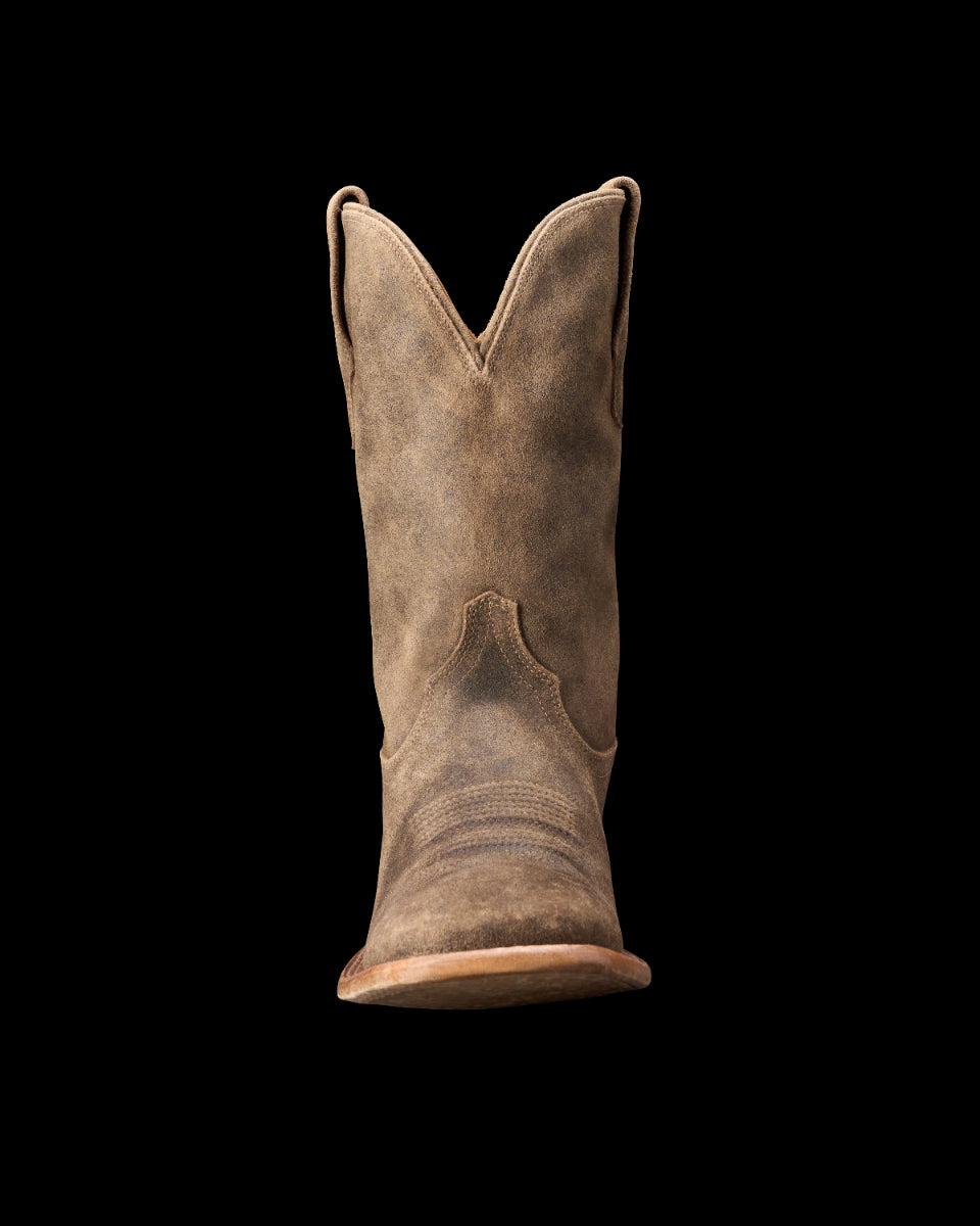 Le Bos Tecovas Gravel The Doc Men's Suede Cowboy Boots THE DOC GRAVEL
