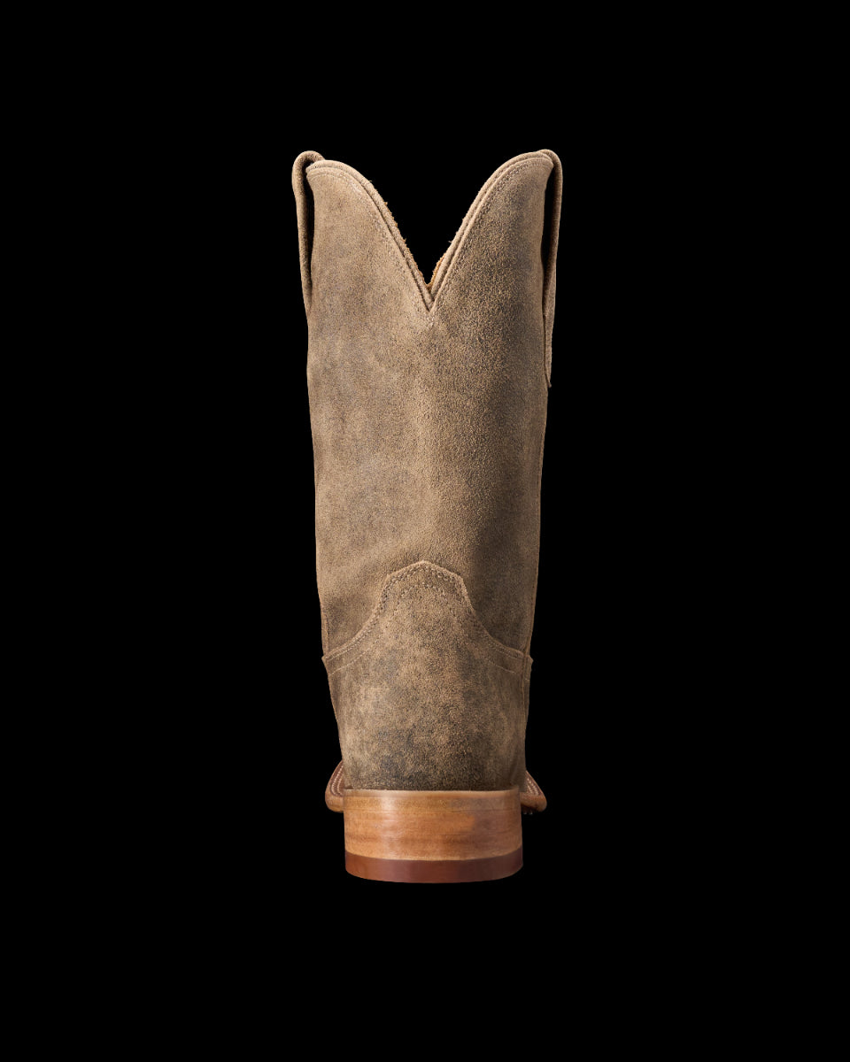 Le Bos Tecovas Gravel The Doc Men's Suede Cowboy Boots THE DOC GRAVEL