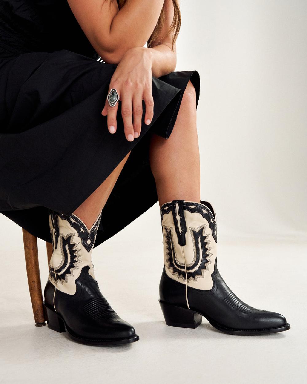 Le Bos Tecovas Midnight Jolene Women's Western Cowgirl Boots JOLENE-MIDNIGHT