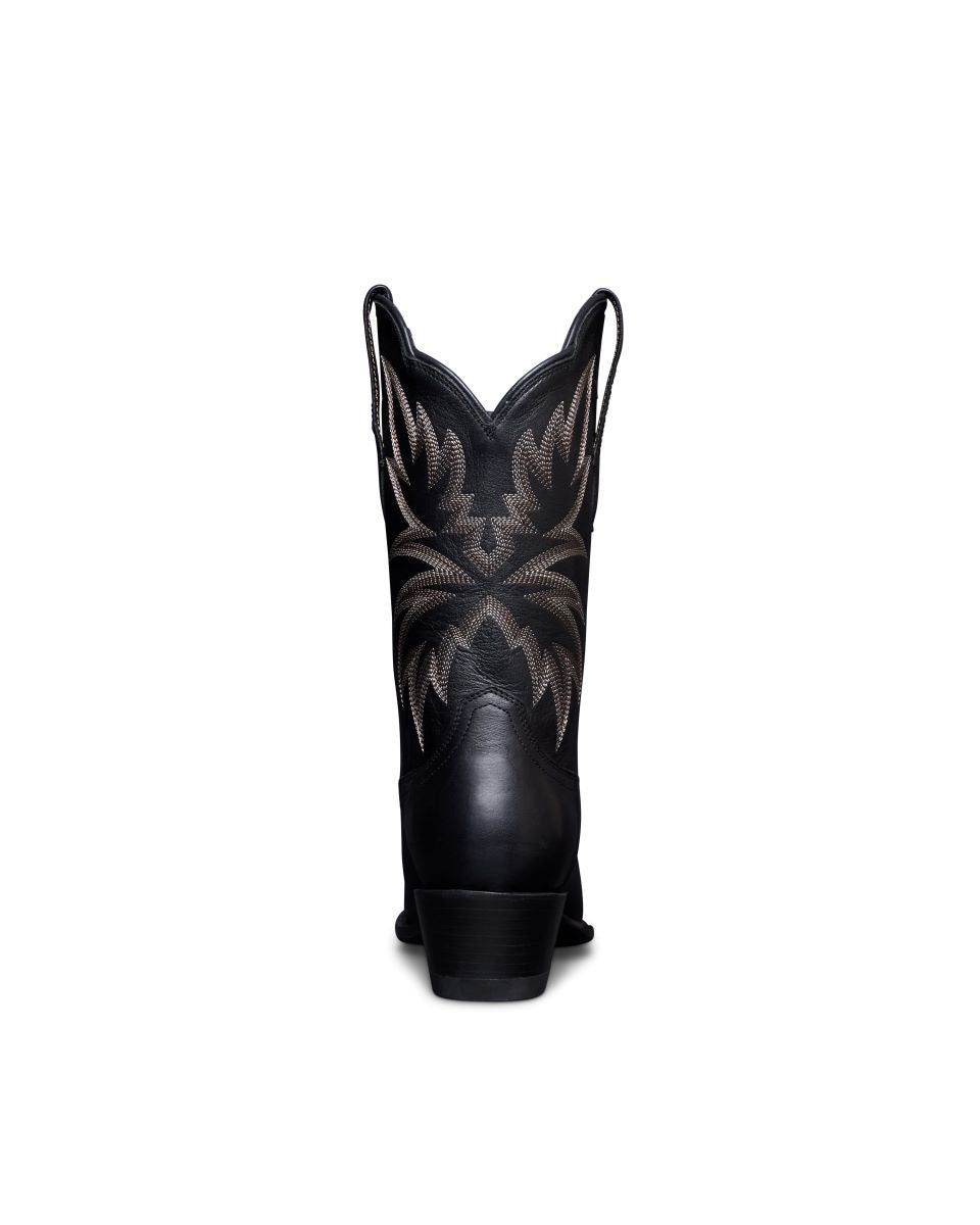 Le Bos Tecovas Midnight Sadie Women's 11 Inch Snip Toe Cowgirl Boots SADIE-MIDNIGHT
