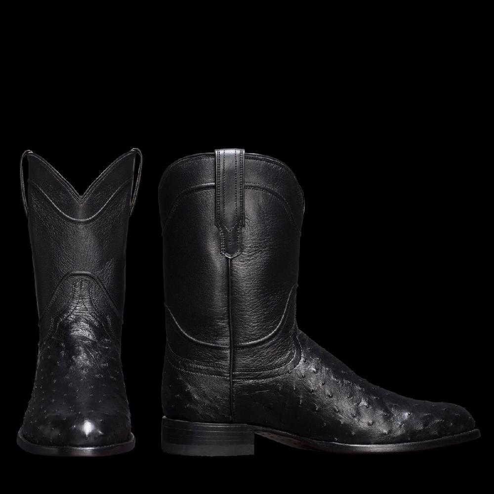 le bos Tecovas Midnight The Duke Men's Roper Boots DUKE-MIDNIGHT