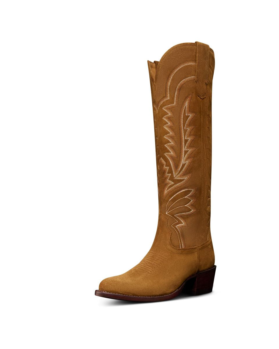 Le Bos Tecovas Sienna The Abby Women's 17 Inch Cowgirl Boots ABBY-SIENASUEDE