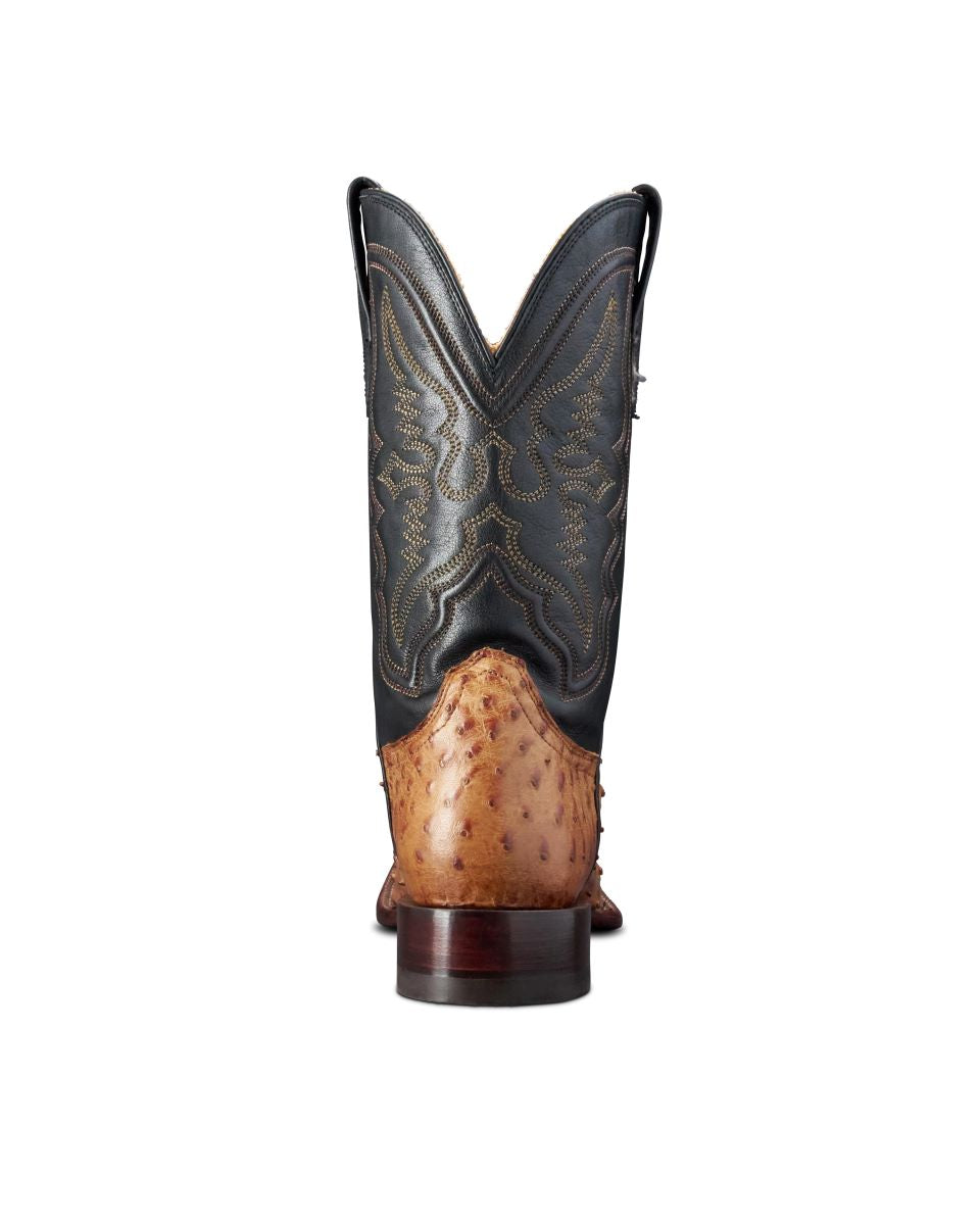 Le Bos Tecovas Sunset/Midnight Emmitt Men's Ostrich Cowboy Boots EMMITT SUNSET