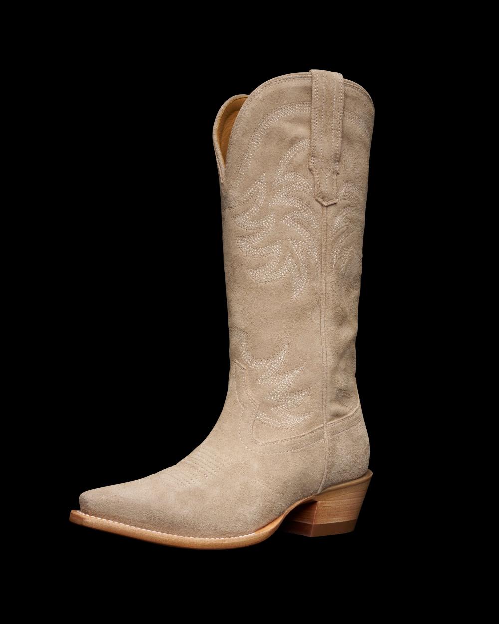 Le Bos Tecovas The Annie Fawn Suede Women's Western Boots 20007