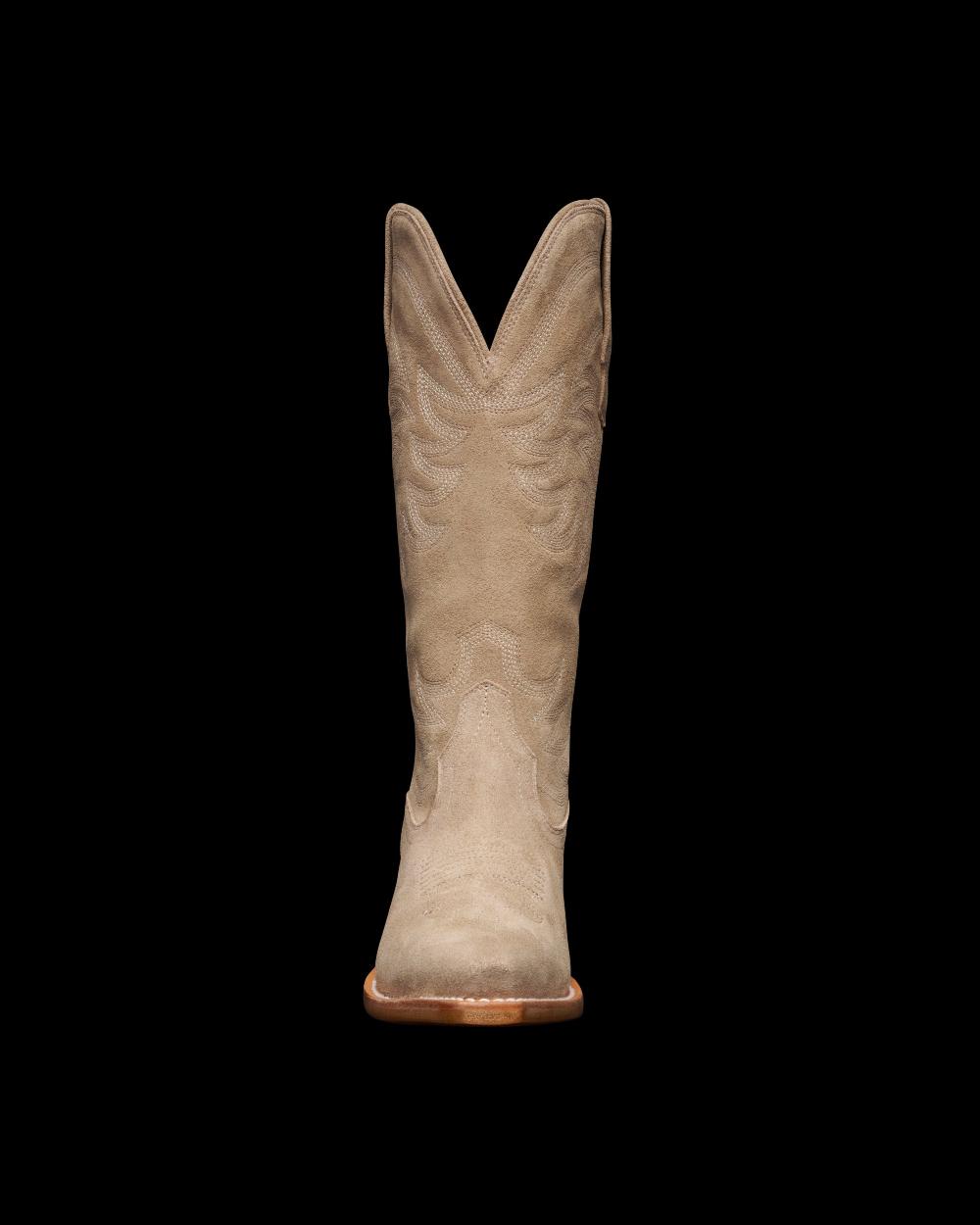 Le Bos Tecovas The Annie Fawn Suede Women's Western Boots 20007