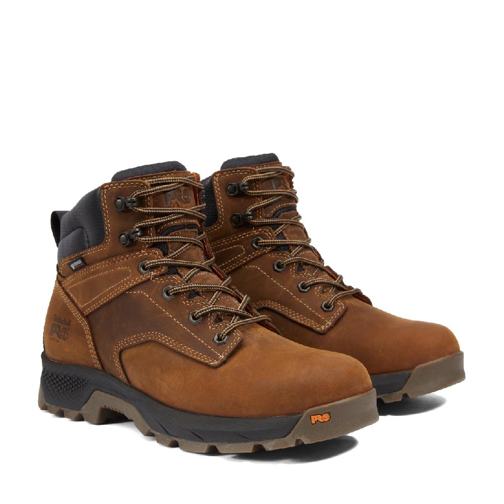 le bos Timberland Pro Brown Earth Bandit 6 Inch Titan EV WP Men's Soft Toe Workboots TB1A5M2T2141