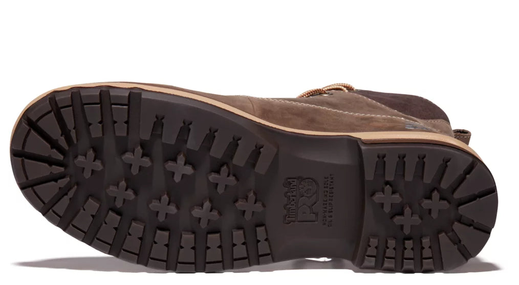 Le Bos Timberland Pro Brown Full-Grain Hightower 6 Inch Alloy Toe Womens Work Boots A1KIT