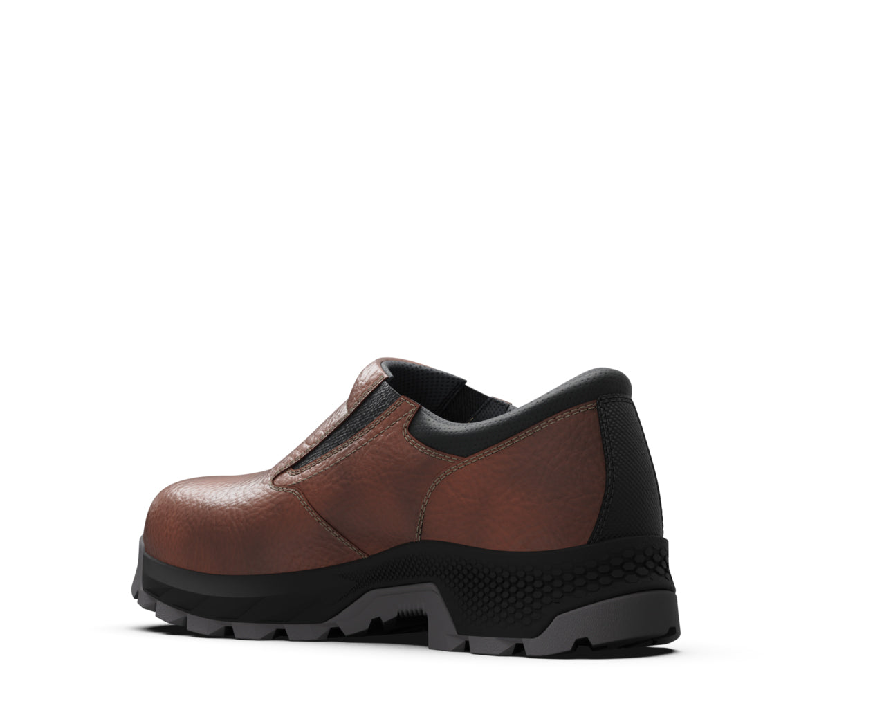 Le Bos Timberland PRO Brown Titan EV Slip On CT Composite Safety Toe Men's Work Shoes A5YC3