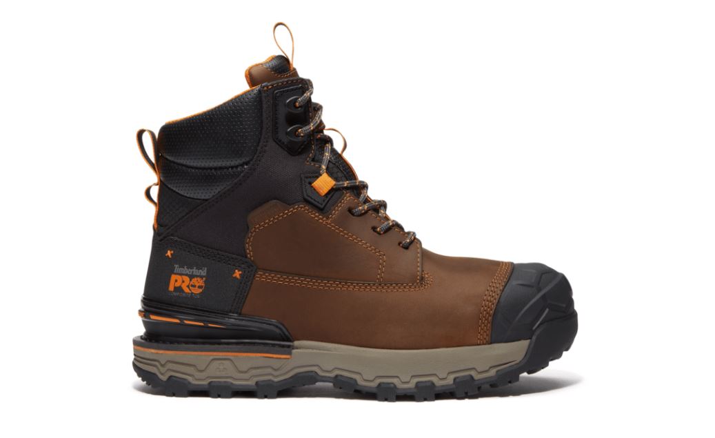 le bos Timberland Pro Medium Brown Full Grain Men's Boondock 6 inch Ultralight Composite Toe Waterproof Work Boots TB0A63FYEM4