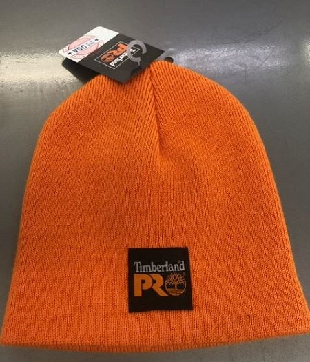 le bos Timberland Pro Men's Orange Kint Beanie TB0A1V9JD67