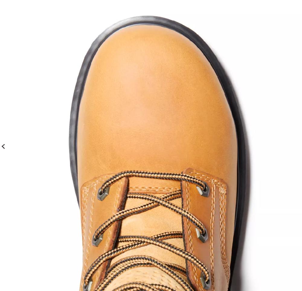 Le Bos Timberland Wheat Full Grain Timberland Pro Ballast 6inch Steel Toe Work Boots A28X1